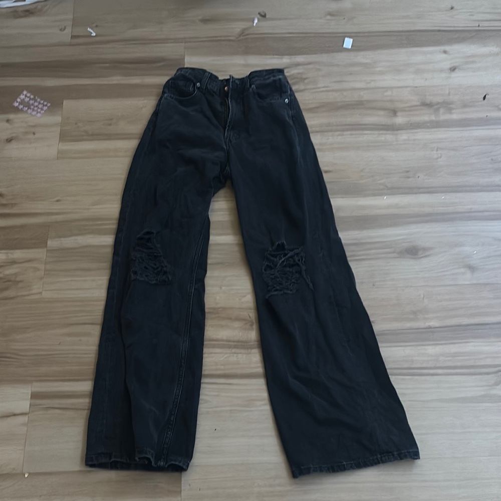 Divided Black Flare Wide Leg Jeans